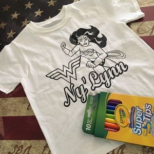 Color me shirt any character